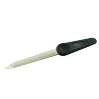 Zinger пилка металлическая алмазная, черная ручка 6 см. F-6-3